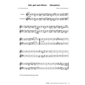 Produktbild des Artikels Noten - Download Jona Singspiel für Kinder (SAXOPHON/GITARRE)