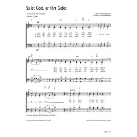 Produktbild des Artikels So ist Gott, er hört Gebet (Noten - Download)