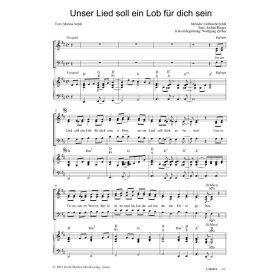 Unser Lied soll ein Lob für dich sein