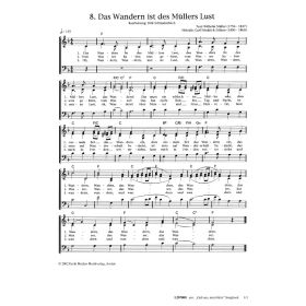 Produktbild des Artikels Das Wandern ist des Müllers Lust (Noten - Download)