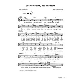 Produktbild des Artikels Gut versteckt, neu entdeckt (Noten - Download)