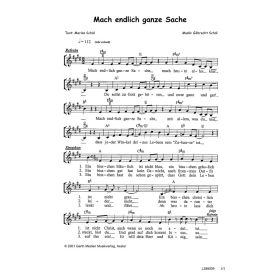 Produktbild des Artikels Mach endlich ganze Sache (Noten - Download)