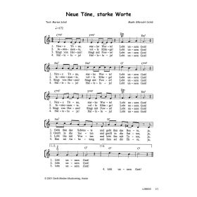 Produktbild des Artikels Neue Töne, starke Worte (Noten - Download)