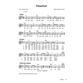 Produktbild des Artikels Felsenfest (Noten - Download)