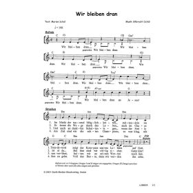 Produktbild des Artikels Wir bleiben dran (Noten - Download)