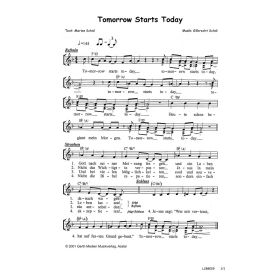 Produktbild des Artikels Tomorrow Starts Today (Noten - Download)