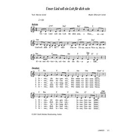 Produktbild des Artikels Unser Lied soll ein Lob für dich sein (Noten - Download)