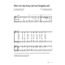 Produktbild des Artikels Noten - Download Wenn ich das Kreuz dort auf Golgatha seh' / When I Survey the Wondrous Cross