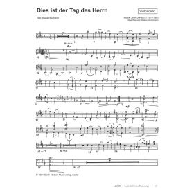 Produktbild des Artikels Dies ist der Tag des Herrn (VIOLONCELLO) (Noten - Download)