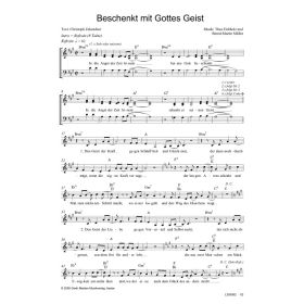 Produktbild des Artikels Beschenkt mit Gottes Geist (Noten - Download)