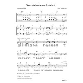 Produktbild des Artikels Noten - Download Dass du heute noch da bist