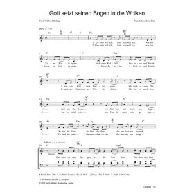 Produktbild des Artikels Noten - Download Gott setzt seinen Bogen in die Wolken