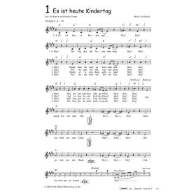 Produktbild des Artikels Noten - Download Es ist heute Kindertag