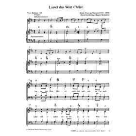 Produktbild des Artikels Noten - Download Lasset das Wort Christi