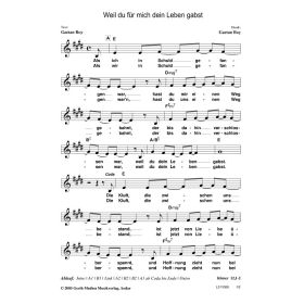 Produktbild des Artikels Weil du für mich dein Leben gabst (Noten - Download)