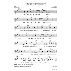 Produktbild des Artikels Nur einen brauchen wir (Noten - Download)