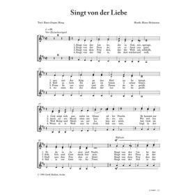 Produktbild des Artikels Noten - Download Singt von der Liebe