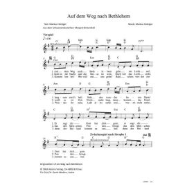 Produktbild des Artikels Noten - Download Auf dem Weg nach Bethlehem / Uf em Wäg nach Bethlehem