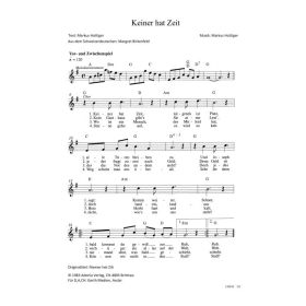Produktbild des Artikels Noten - Download Keiner hat Zeit / Niemer het Ziit