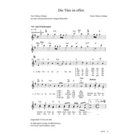 Produktbild des Artikels Noten - Download Die Türe ist offen / D'Türe isch offe