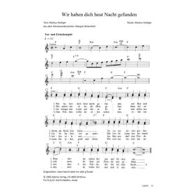 Produktbild des Artikels Noten - Download Wir haben dich heut Nacht gefunden / I dere Nacht händ mir dich g'funde