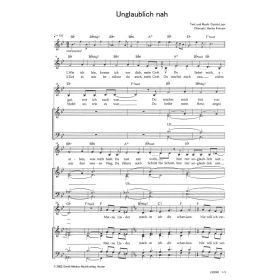 Produktbild des Artikels Noten - Download Unglaublich nah