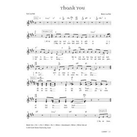 Produktbild des Artikels Thank you (Noten - Download)