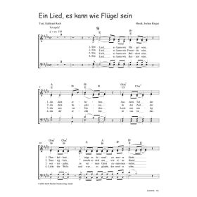 Ein Lied, es kann wie Flügel sein