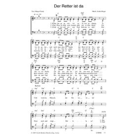 Produktbild des Artikels Noten - Download Der Retter ist da