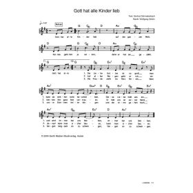 Produktbild des Artikels Noten - Download Gott hat alle Kinder lieb