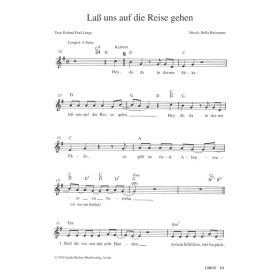 Produktbild des Artikels Noten - Download Lass uns auf die Reise gehn