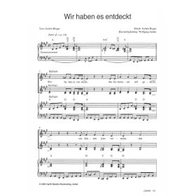 Produktbild des Artikels Noten - Download Wir haben es entdeckt