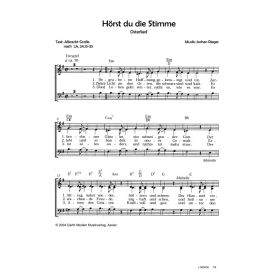 Produktbild des Artikels Hörst du die Stimme (Noten - Download)