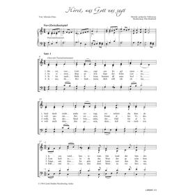Produktbild des Artikels Höret, was Gott uns sagt (Noten - Download)