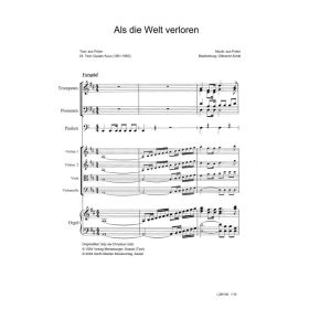 Produktbild des Artikels Als die Welt verloren / Gdy sei Chrystus rodzi (Noten - Download)