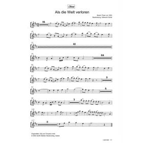 Produktbild des Artikels Als die Welt verloren / Gdy sei Chrystus rodzi (Oboe) (Noten - Download)