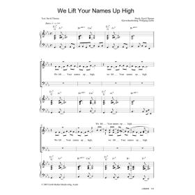 Produktbild des Artikels Noten - Download We Lift Your Names Up High