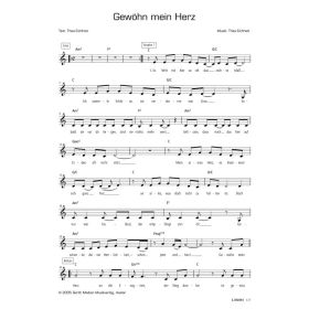 Produktbild des Artikels Gewöhn mein Herz (Noten - Download)