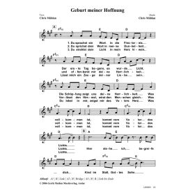 Produktbild des Artikels Geburt meiner Hoffnung (Noten - Download)