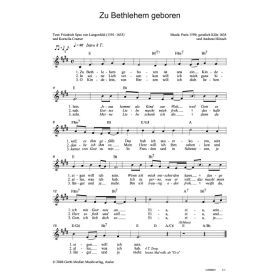 Produktbild des Artikels Noten - Download Zu Bethlehem geboren
