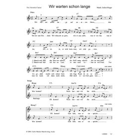 Produktbild des Artikels Wir warten schon lange (Noten - Download)