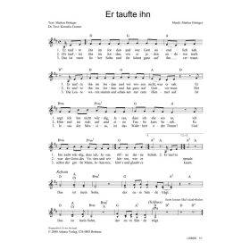 Produktbild des Artikels Noten - Download Er taufte ihn / Er het ihn tauft