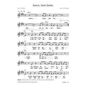 Produktbild des Artikels Komm, Geist Gottes (Noten - Download)