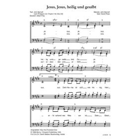 Produktbild des Artikels Jesus, Jesus, heilig und gesalbt / Holy And Anointed One (Noten - Download)