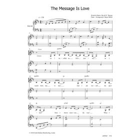 Produktbild des Artikels Noten - Download The Message Is Love