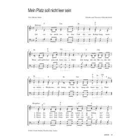 Produktbild des Artikels Mein Platz soll nicht leer sein (Noten - Download)