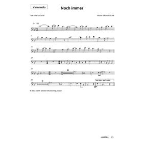 Produktbild des Artikels Noch immer (Violoncello) (Noten - Download)