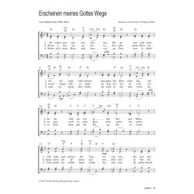 Produktbild des Artikels Noten - Download Erscheinen meines Gottes Wege