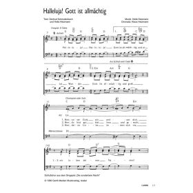 Produktbild des Artikels Halleluja! Gott ist allmächtig (Noten - Download)