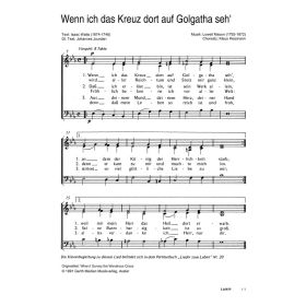 Produktbild des Artikels Noten - Download Wenn ich das Kreuz dort auf Golgatha seh / When I Survey the Wondrous Cross